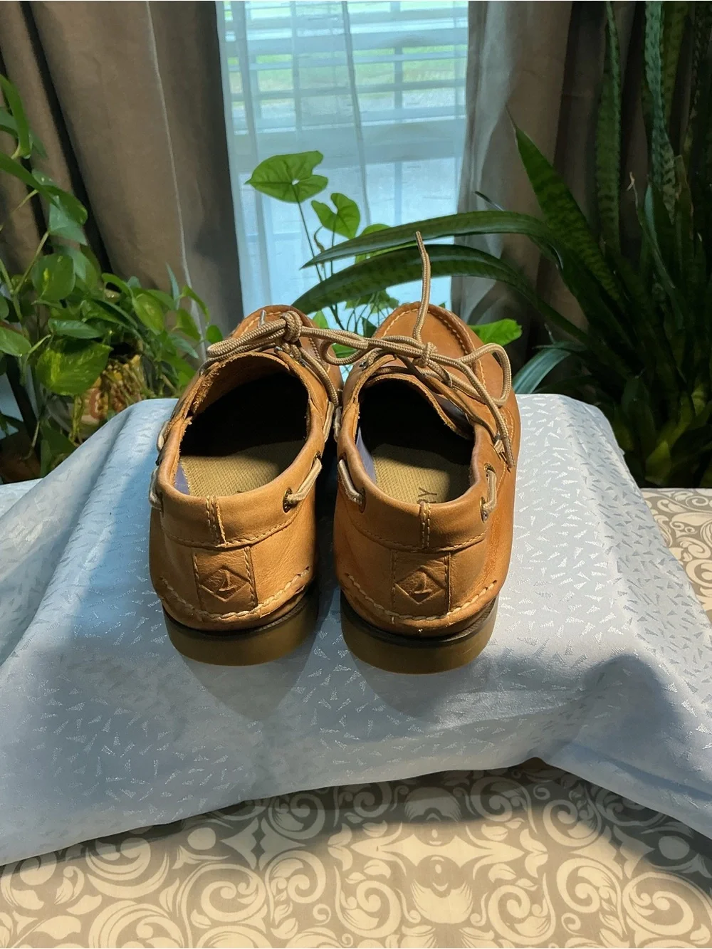 Sperry Chestnut Leather 2-Eye Boat Shoes